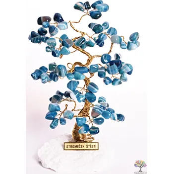 Drahý kámen Magieprirody.cz Achátový stromeček štěstí 18 cm - B2 - #106