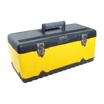 kufr na nářadí žlutý kovový velký profi Box na nářadí kovový 582 x 298