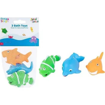 Kojenecká láhev Vyrobce FIRST PLAY Zvířátka do vany Ryby stříkající SET 3ks