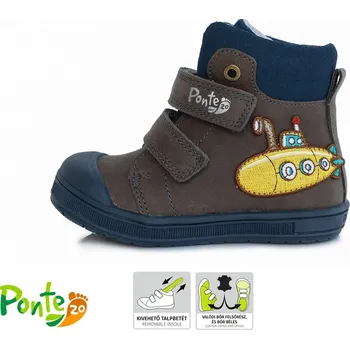 Chlapecké polobotky Ponte 20 PP121A-DA03-1-560A hnědá Velikost: 23