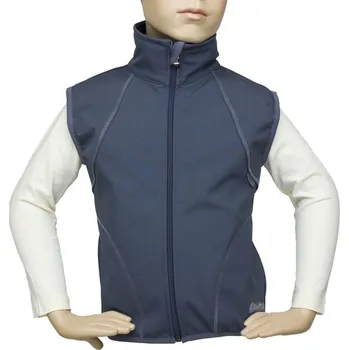 Chlapecká vesta Fantom vesta SOFTSHELL - tmavě šedá Velikost: 116