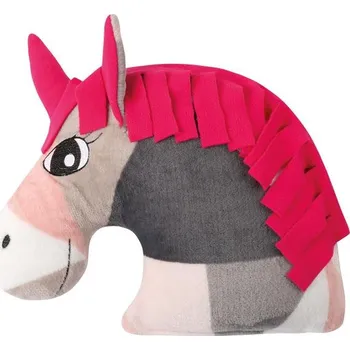 Polštář Tvarovaný polštářek jednorožec růžový cca 40x46cm jednorožec růžový