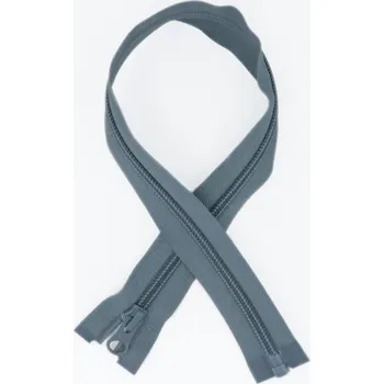 Zip YKK Zip spirálový dělitelný 80cm šedá