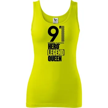 Hero, Legend, King x Queen 1991 - Dámské tílko - XS ( Limetková )