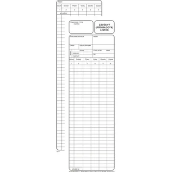 Tiskopis ASOPOL Skladová karta velká/20 karet