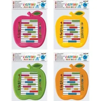 Set školních potřeb Liczydło plastikowe 10-rzędowe jabłko Fun&Joy mix