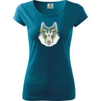 Dámské tričko Husky zenart - Dámské triko Pure - M ( Petrolejová )