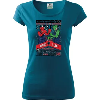 Dámské tričko Brother Against Brother - Dámské triko Pure - M ( Petrolejová )