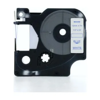 Pásek do tiskárny Alternativní páska Dymo 45014, S0720540, 12 mm x 7 m modrý tisk / bílý podklad