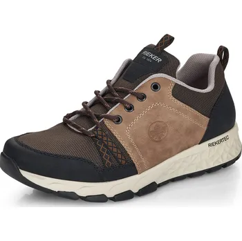 Pánské polobotky PÁNSKÉ POLOBOTKY RIEKER B6702-24 HNĚDÁ Barva: HNĚDÁ, Velikost: 44