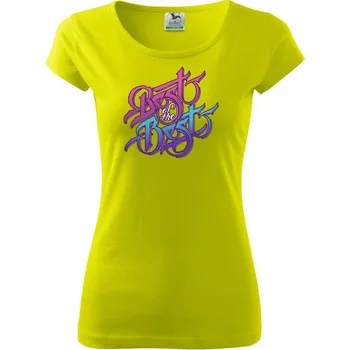 Best of the best - Dámské triko Pure - XL ( Limetková )