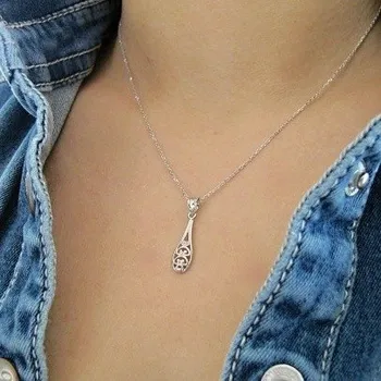 Náhrdelník Stříbrný náhrdelník MALÝ ORNAMENT Rhodium Stříbro 925/1000 45 cm