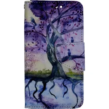 Pouzdro na mobilní telefon Pouzdro iPhone 13 mini knížkové Kresba stromu (kryt neboli obal na iPhone 13 mini)