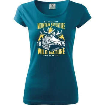 Dámské oblečení Wild Nature Mountain Adventure - Dámské triko Pure - 3XL ( Petrolejová )