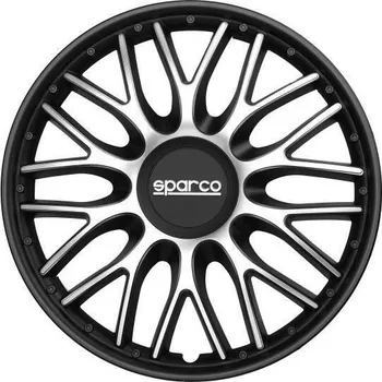 Poklice na kolo Kryty kol SPARCO ROMA 16", stříbrná/černá