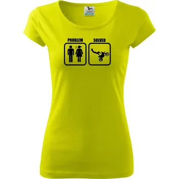 Problem - Freestyle - Dámské triko Pure - XS ( Limetková )