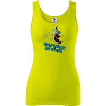 Dámské tričko Nedalo se odolat, mám to v sobě nářadí - Dámské tílko - 2XL ( Limetková )