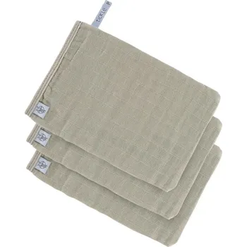 Dětský batoh Lässig Muslin Wash Glove Set 3 pcs olive