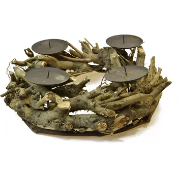 Vánoční dekorace Vingo Adventní věnec - 30 cm