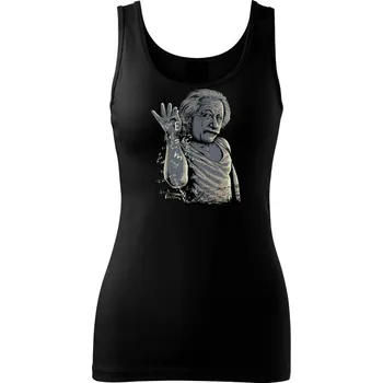 Dámské tričko Albert umí - Dámské tílko - XL ( Černá )