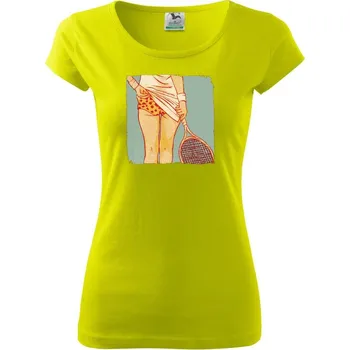 Tenis is sexy 2 - Dámské triko Pure - L ( Limetková )