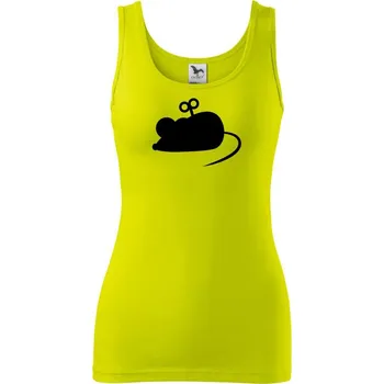 Dámské oblečení Myš na klíček - Dámské tílko - S ( Limetková )