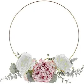 Vánoční dekorace Závěsná dekorace 25 cm, květy