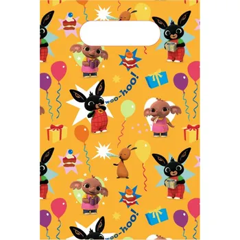 Party dekorace Králíček Bing taška papírová 8 ks Amscan 9911888