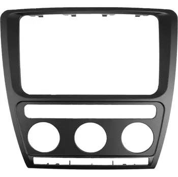 ISO redukce 2DIN Rámeček pro Škoda Octavia II s automatickou klimatizací