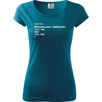 Geek Test - Dámské triko Pure - XS ( Petrolejová )