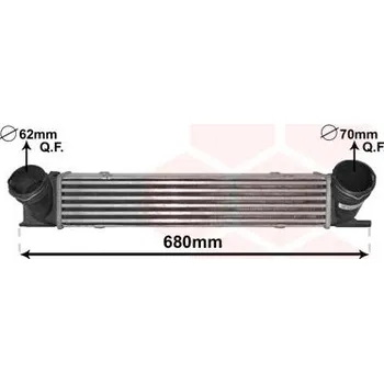 Chladič motoru Chladič turba VAN WEZEL 06004538