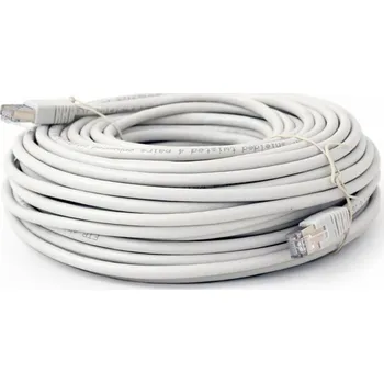 Síťový kabel Gembird propojovací kabel RJ45, kat. 6, FTP, 30m, šedý