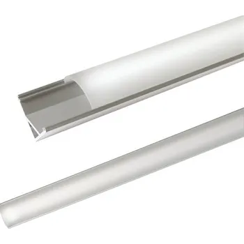 LED páska TIPA AL profil AC2 nový pro LED pásky, rohový, s vypouklým plexi, 2m
