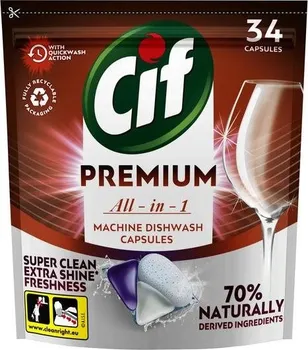 Tableta do myčky Cif Premium All-in-1 Regular