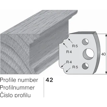 Omezovač do frézovací hlavy č. 42 40 x 4 mm PILANA