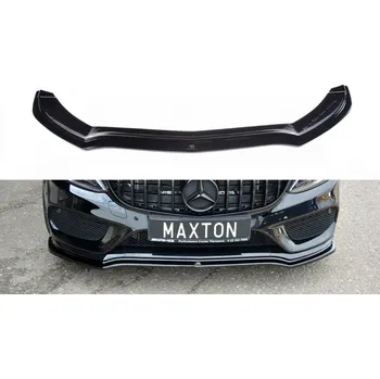 Autodíl Spojler pod nárazník lipa Maxton V.1 - MERCEDES- BENZ C43 AMG W205 2018- carbon look