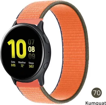 Příslušenství k chytrým hodinkám Nylonový Pásek Na Hodinky 20 Mm - Řemínek Varianta: Kumquat 70