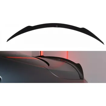 Tuning Prodloužení střešního spojleru MERCEDES- BENZ C-CLASS W205 COUPE AMG-LINE 2015- 2018 černý lesklý plast