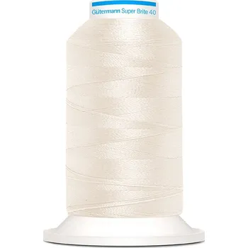 Gutermann Vyšívací nit Gütermann Super Brite Polyester 40 1000 m - 9095