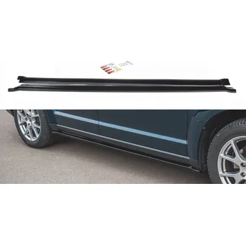 Auto-moto Prahové lišty Fiat Freemont černý lesklý plast