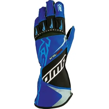 Rukavice OMP Karting Rukavice KS-2R (i dětské) Dětská 5 Modrá