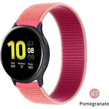 Příslušenství k chytrým hodinkám Nylonový Pásek Na Hodinky 20 Mm - Řemínek Varianta: Pomegranate 47