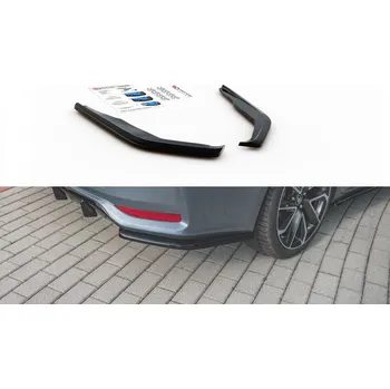 Tuning Splittery zadní boční Toyota Corolla XII Sedan 2019- černý lesklý plast