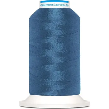 Gutermann Vyšívací nit Gütermann Super Brite Polyester 40 1000 m - 9062