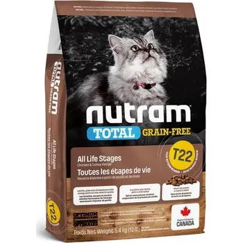 Pro kočku Nutram T22 Total Grain Free Turkey, Chicken & Duck Cat 1,13 kg