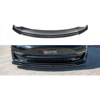 Karosérie Spojler pod přední nárazník lipa V.2 Tesla Model 3 2017- černý lesklý plast