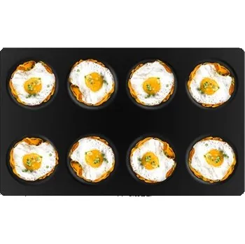 Plech na pečení Nepřilnavý hliníkový plech EGGS 8x1 Unox TG 936 GN 1/1 Sleva 363Kč