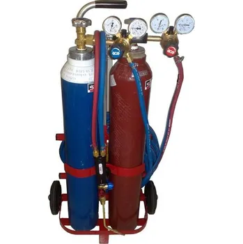 Příslušenství ke svářečce GCE Souprava autogenní svařovací 0,5-14, U7, acetylen -C2H2 + lahve 10l