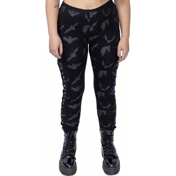 Dámské kalhoty kalhoty dámské (legíny) HEARTLESS - ODILE - BLACK/GREY - XS