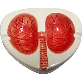 Keramický popelník - model plíce